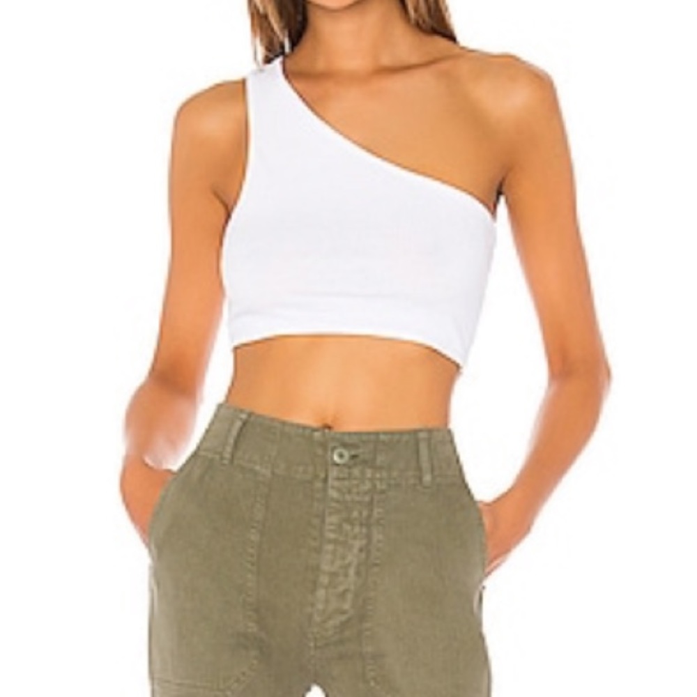 Superdown - Ellie One Shoulder Top (Size M)